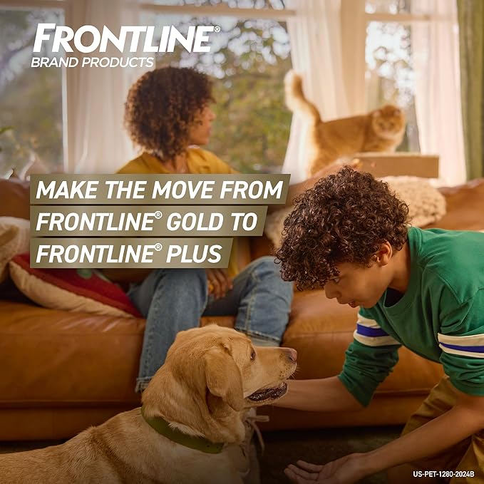 FRONTLINE Gold Flea & Tick Treatment for X-Large Dogs Up to 89 to 132 lbs., Pack of 6