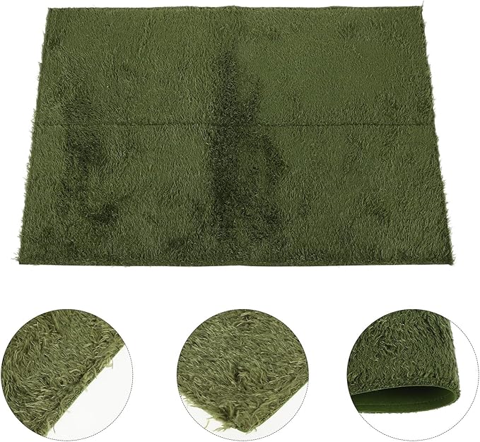 SHINEOFI Reptile Carpet Terrarium Mat Non-Adhesive Lizard Tank Liner Tortoise Bedding Substrate for Gecko Amphibian Cage Cleaner Safe Fit Pet Habitat Accessory