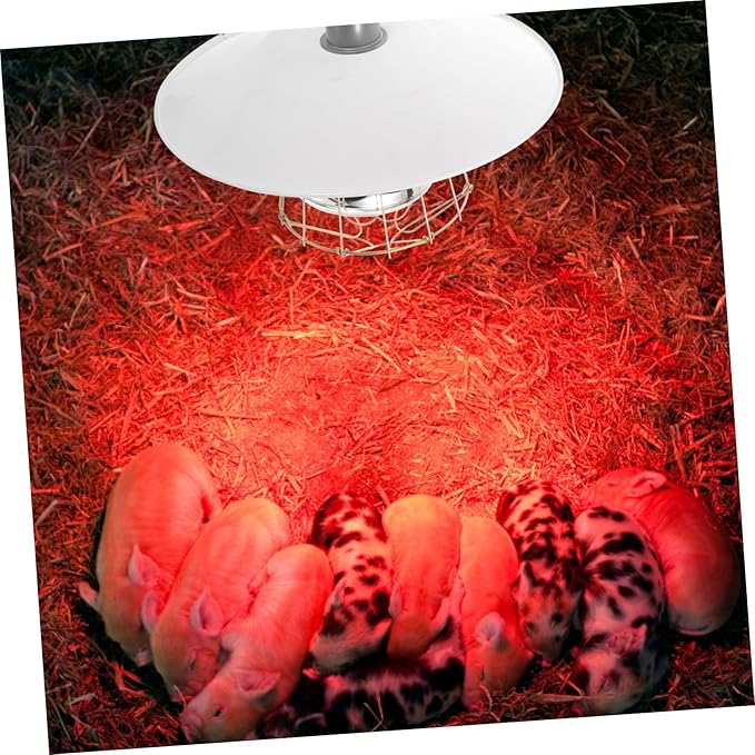 POPETPOP Animal Lamp Ceramic Socket Poultry Heat Preservation Lamp for Chicken Coop
