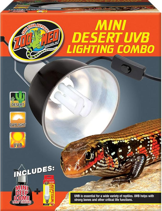 Zoo Med Mini Desert UVB Lighting Combo