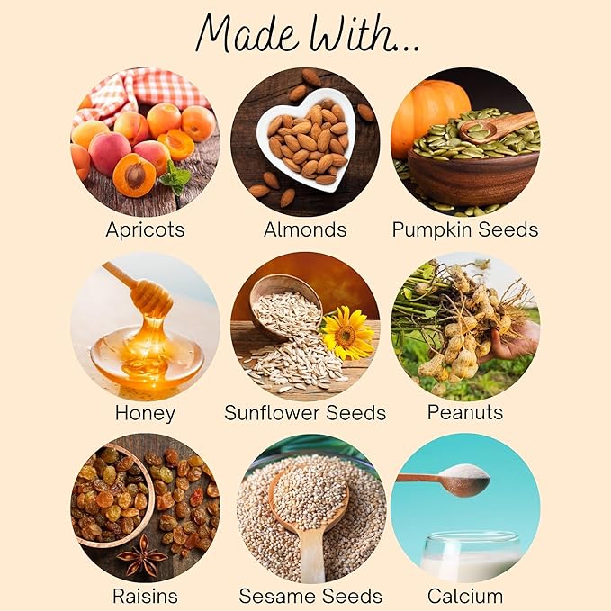 Exotic Nutrition Squirrel Beneficial Blocks - Healthy & Unique Supplemental Food with Nuts & Seeds, 10 oz