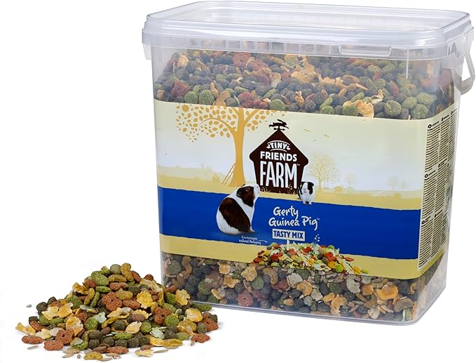 Tiny Friends Farm Gerty Guinea Pig Tasty Mix 10lbs Bucket
