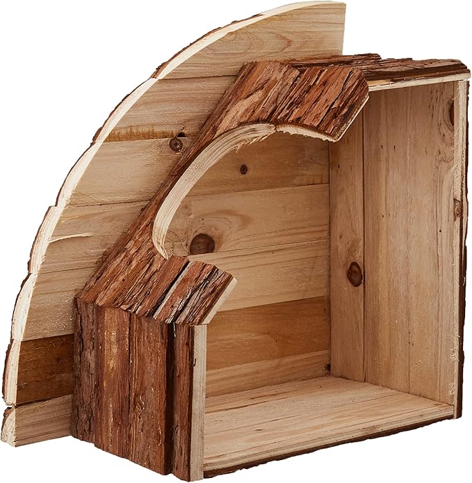 CROCI Wood Corner House, 42 x 15 x 30 cm