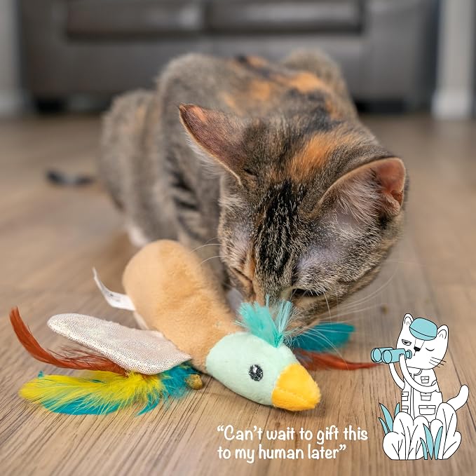 Catstages Flapperz Duck Plush Interactive Catnip Cat Toy - Image 7