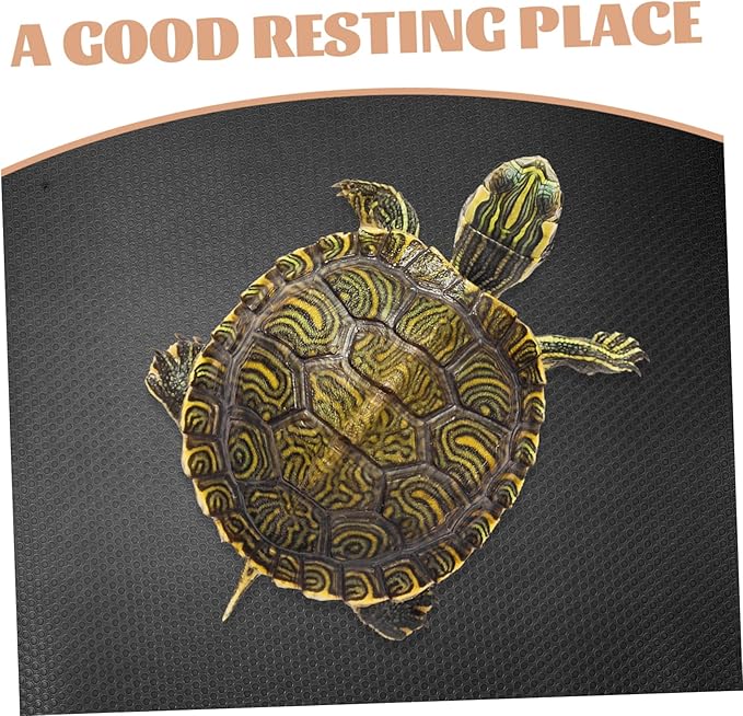 Kisangel Reptile Carpet Bedding for Turtles Snakes and Lizards Non Slip Mat for Terrarium Use Reptile Tank Accessory for Comfort and Play