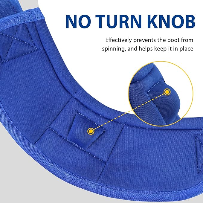 Harrison Howard Horse Bell Boots Overreach Bell Boots No-Turn Bell Boots for Horse-Durable Protective Hoof Boot