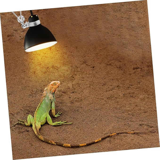 Sosoport 8pcs Adjustable Lamp Clip for Reptile Heat Lamps Flexible Dome Clamp Fixture Holder Easy Installation for Terrarium Cage and Fence Use