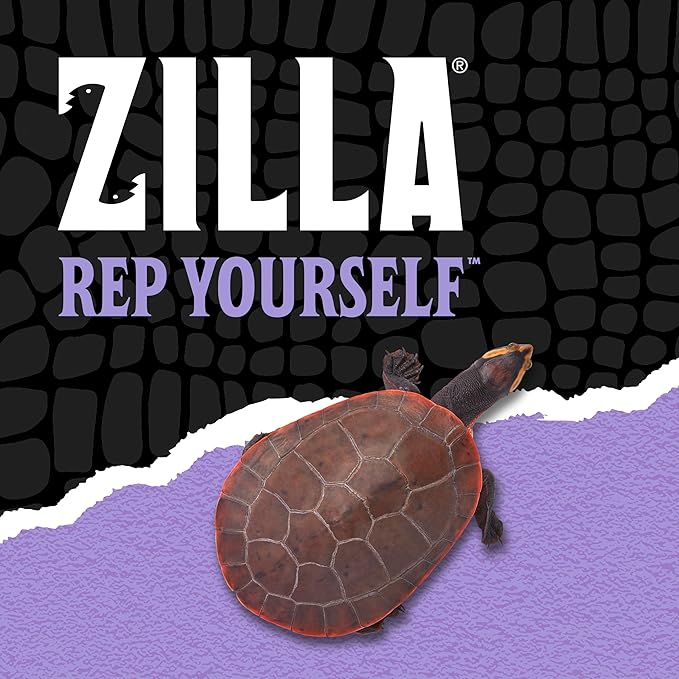 Zilla Pet Aquatic Turtle Sticks, Natural with Added Vitamins and Minerals, Nutrient-Rich Floating Food for Turtles, 1 Pound, Pack of 4