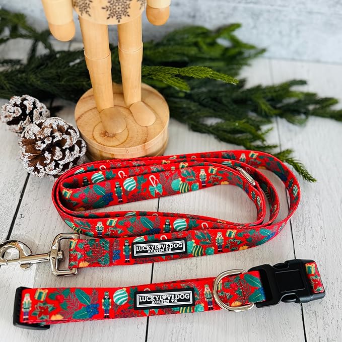 Lucky Love Dog - Adjustable Dog Collar with Easy Click Buckle for Large Ones, Durable, & Comfortable for Male & Female Dogs, Pet Collar for Puppies & Adult Dogs - Fritz, Large