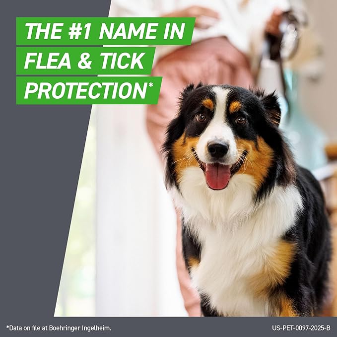 FRONTLINE Plus Flea and Tick Treatment for X-Large Dogs Up to 89 to 132 lbs. 8 Treatments