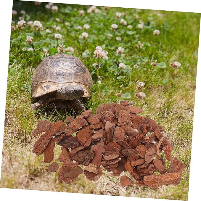 SUPVOX Natural Reptile Bark Bedding Tree Bark Chips Decor for Lizards Decorations Easy Maintenance Lizard Bedding