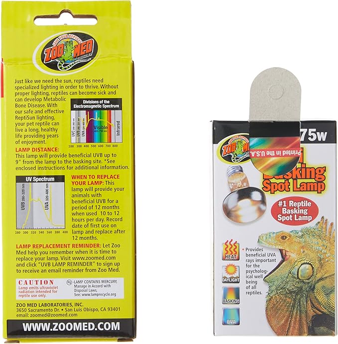 Zoo Med Bearded Dragon Lamp Combo Pack Pack of 2 Bulbs