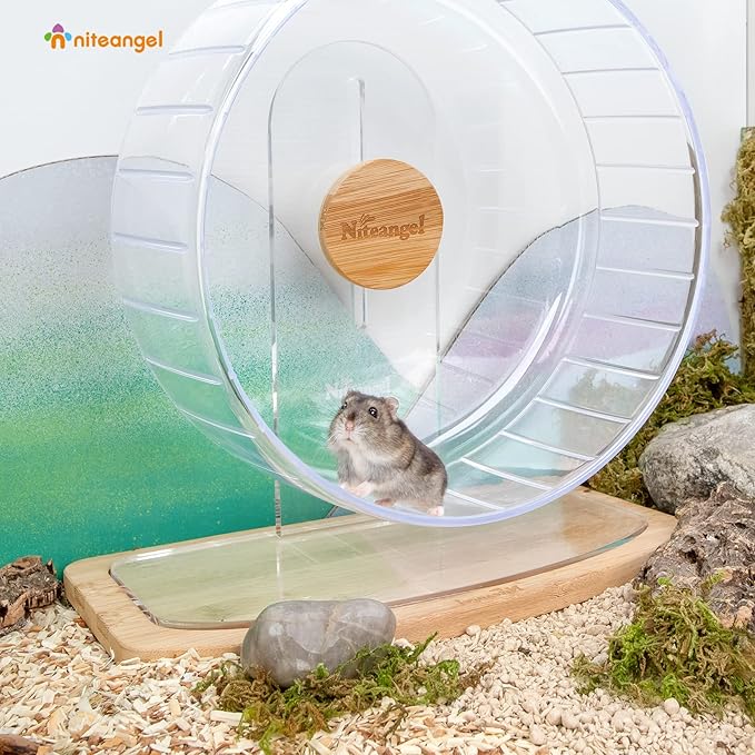 Niteangel Anti-Slide Hamster Wheel Platform - Fits Niteangel Super-Silent, Wooden, Acrylic & Cloud Series Wheels (Medium)