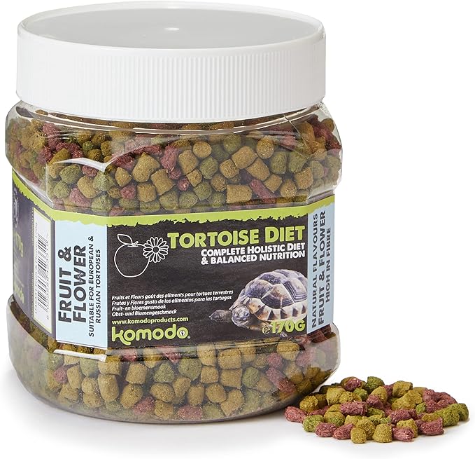 Viovet Reptile Food - Komodo Tortoise Fruit & Flower Diet 170G
