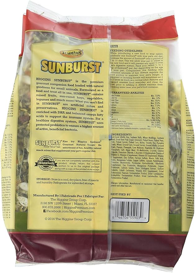 Sunburst Rabbit Food - 5 lb.