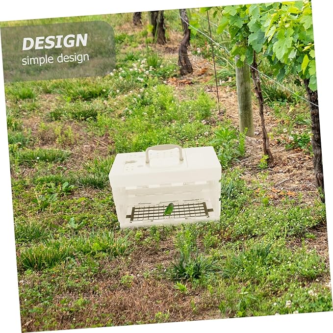 Portable Bird Carrier Cage for Small Pets Lightweight Travel Cage Handle for Parrots Parakeets and Finches for Hiking Camping and Outdoor Adventures