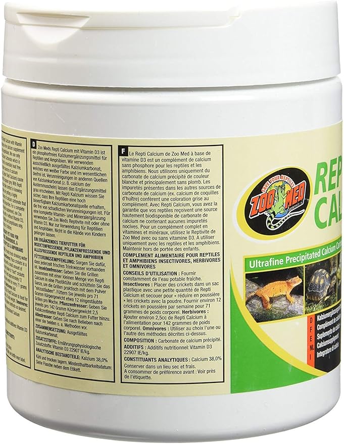 Zoo Med Repti Calcium with D3 8 oz - Pack of 10