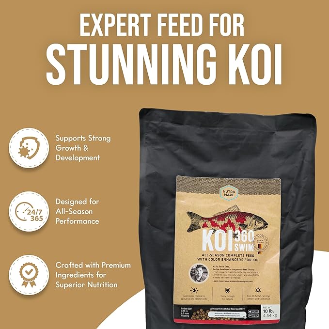Koi360 Swim Koi Food (1 Pack 10lb)