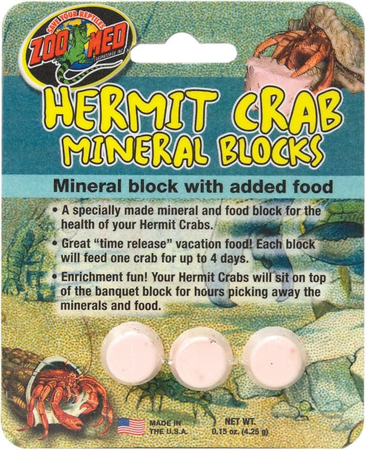 Zoo Med-Aquatrol ZM00962 Hermit Crab Mineral Blocks44; 0.04 lbs.