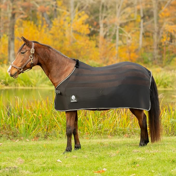 Equinavia Sefyr Breathable Lightweight Cooling Scrim Sheet - Black - M