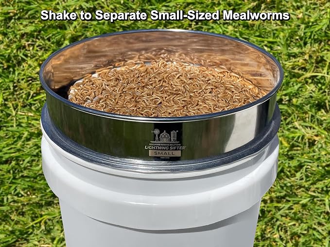 MFS' D-11 Lightning Sifter Small Mealworm Sifting Pan (2nd Gen)