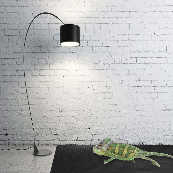 Reptile Terrarium Carpet Pad Non-Adhesive Black Large Dot Pattern 45cm X 200cm Reusable Substrate Lizard Mat Tortoise Bedding for Tank Habitat