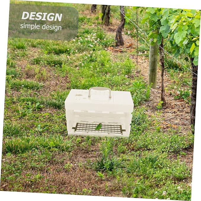 DECHOUS Travel Size Parrot Cage Small Bird Carrier for Parrot Bird Cage Travel Carrier with Handle Portable for Outdoor Use
