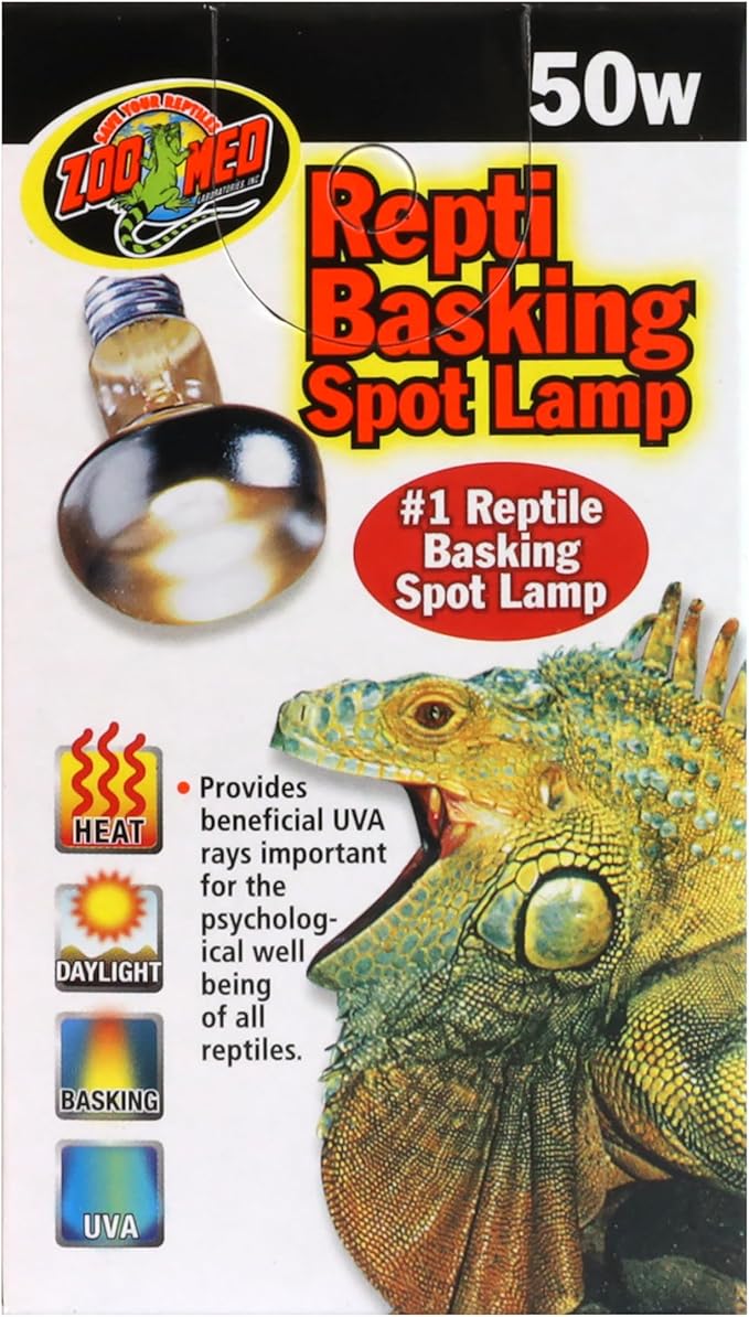 Zoo Med Repti Basking Lamp 50 Watt for Reptiles