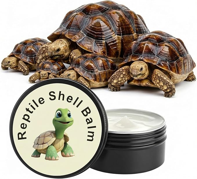 Tortoise Oinment Shell Conditioner Cream ?€? Shell Care Balm Moisturizer for Box Turtles, Sulcata, Russian, Desert Tortoise Dry, Cracked or Dull Protector