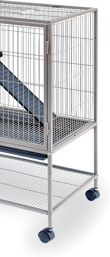 Prevue Frisky Ferret Cage with Stand 486 Coco Brown, 25 x 17.125 x 34 IN