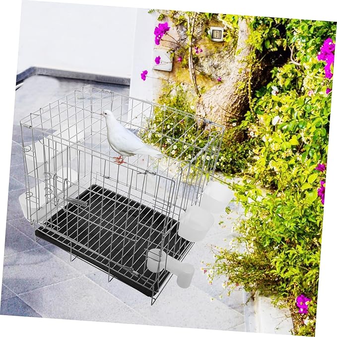 SUPVOX Pigeon Breeding Cage with Antiescape Features Portable Nest Box for Finches Canaries and Parrots Easy to Clean Travel Carrier for Home and Outdoor Use