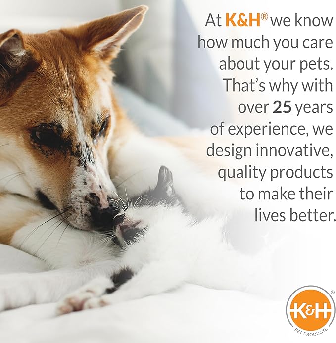 K&H Pet Products Bucket Booster Dog Car Seat for Small Dogs, Seat Belt Secured, 2 Safety Leashes, Washable Covers, Sturdy Pet Booster Seats for Traveling with Pets - Small Black/Cream