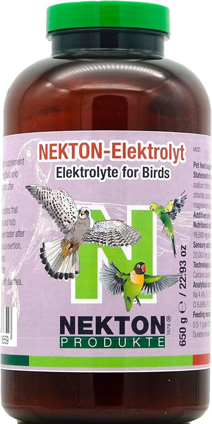 NEKTON-Elektrolyt Hydration and Recovery Supplement for Birds 650g / 22.93oz