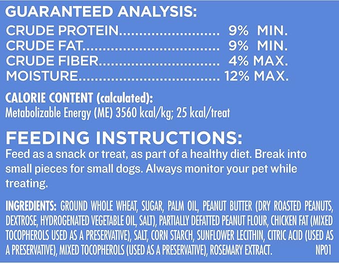 Milk-Bone Dipped Dog Treat Biscuits Baked with Real Peanut Butter,32 Ounce,(Pack of 4)