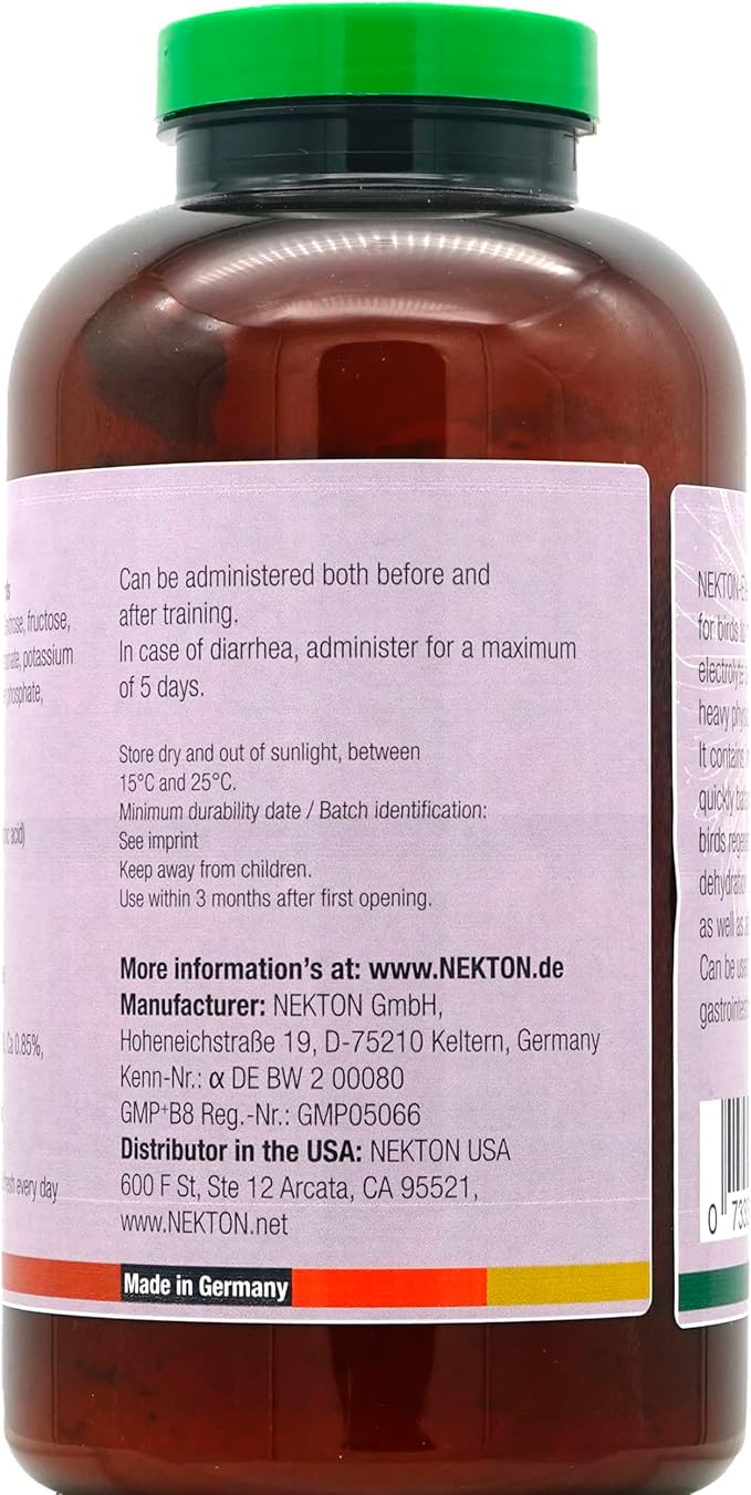 NEKTON-Elektrolyt Hydration and Recovery Supplement for Birds 650g / 22.93oz