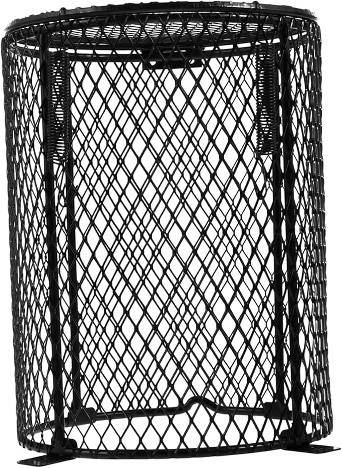 VOSAREA Reptile Heating Lampshade Cover Mesh Protector for Pet Reptiles Quick Installation for Various Cages Easy Lizards