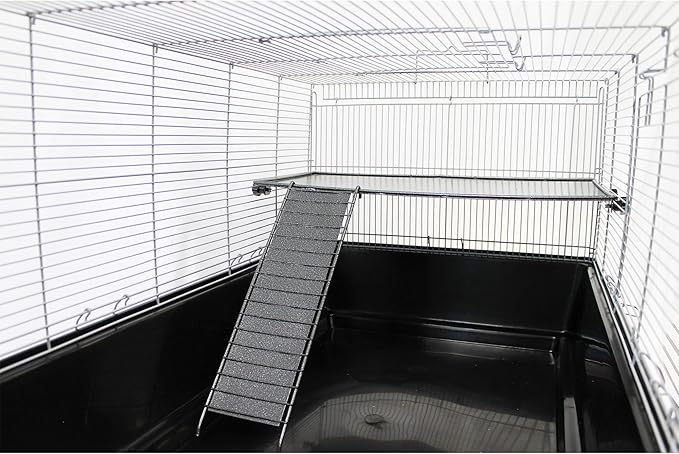 Zanzibar Cage - Durable Spacious Pet Habitat - Hedgehogs, Guinea Pigs, Small Rabbits, Syrian Hamsters, Degus, Tortoises, Lizards and Other Small Pets