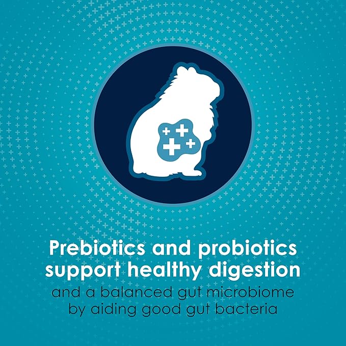 Kaytee Forti-Diet Pro Health Nourish+Protect Hamster and Gerbil Food, Comprehensive Nutrition Backed by Science, Digestive Health, Immune Support, 8 Pounds