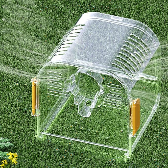 Parrot Go Out Portable Bird Bag, Clear Pet Cage, Convenient Travel Bag, Budgie Special Outdoor Bird Viewing Portable Cage