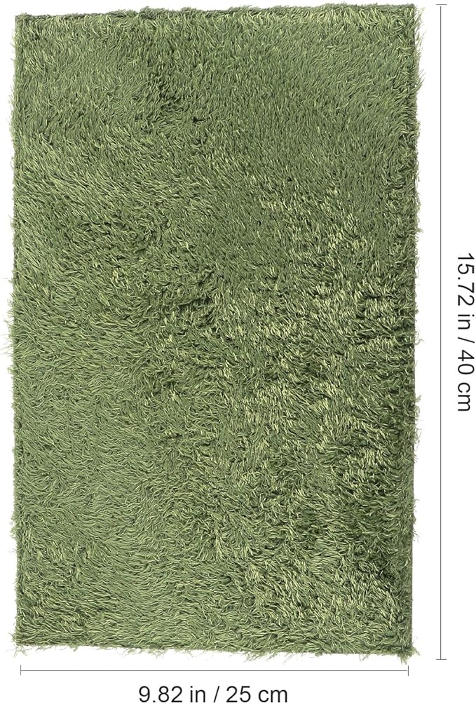 BESPORTBLE 2pcs Moss Mat for Reptiles Reptile Carpet Terrarium Liner Breathable Cushion for Lizards Snakes Turtles Habitat Mat