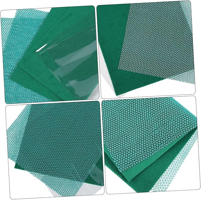 1 Set Reptile Terrarium Mat Green Turtle Carpet Easy to Clean Lizard Bedding Durable Substrate Liner for Snakes Turtles and Lizards Reusable and