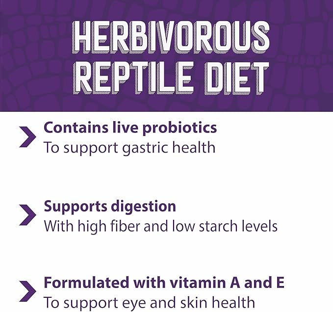 Mazuri® Herbivorous Reptile Diet | Food for Plant-Eating Herbivorous Lizards, Green Iguanas, Uromastyx Lizards | 25 Pound (25 LB) Bag