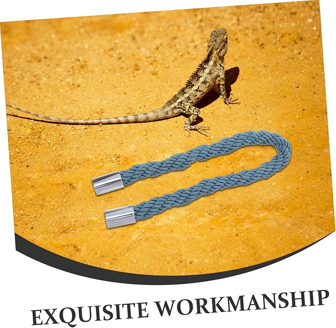 MERRYHAPY Multipurpose Reptile Climbing Ropes Pet Swing Climbing Toy Reptile Tank Accessories Safe and Ropes for Lizards