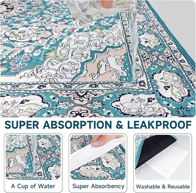 Washable Pee Pads for Dogs 2 Pack, Puppy Pads with Pheromones, 2026 Upgraded PuppyPad 36" x 36" Waterproof Non-Slip Reusable Puppy Pad with Fast Absorbent,Leakproof Whelping Pads for Pet Housebreaking