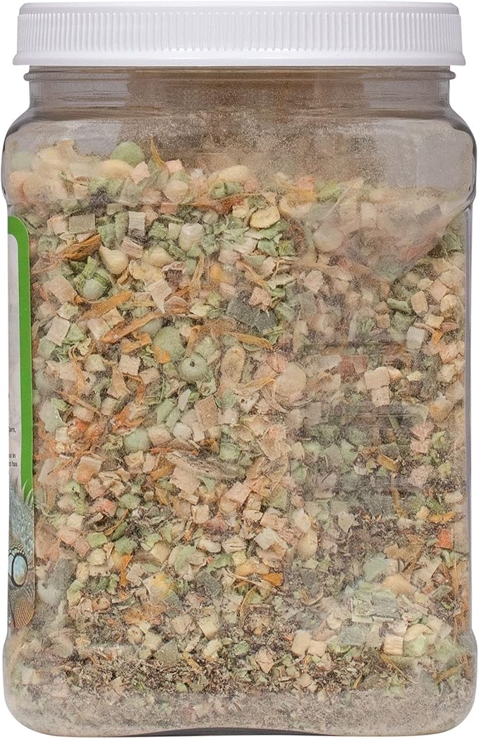 Healthy Herp Veggie Mix Instant Meal for Reptiles - Nutritious Bearded Dragon Accessories, Bearded Dragon Food - Made in USA - Quick Prep, Ideal for Box Turtles, Lizards, Tortoises - 7.5 oz (212g)