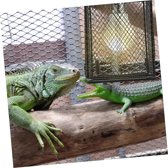 Practical Reptile Heating Lamp Net Cover Metal Lampshade for Reptile Box Lampshade Design