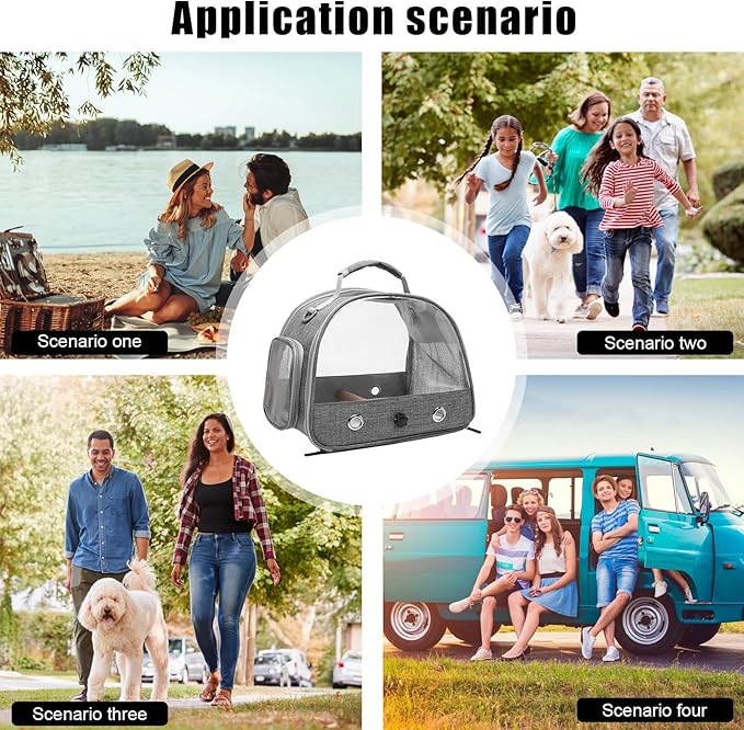 Bird Travel Bag - Travel Bird Backpack Cage | Transport Case, Parrot Carrier Bag, Portable Cagge, Removable Backpack Carrier for Rabbits Parrots Small Pets Hamsters