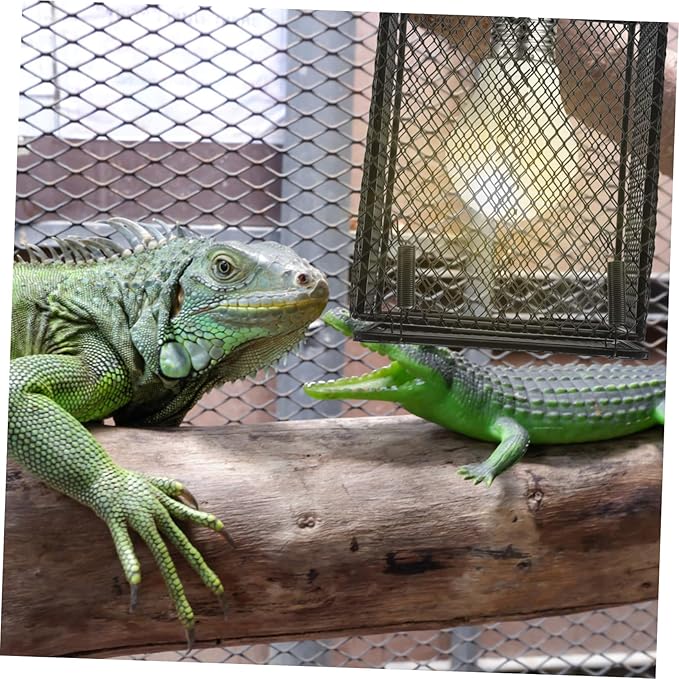 Abaodam Reptile Heating Lampshade Cover for Parrots Turtles and Lizards Design for Pet Protection and Easy Installation Reptile Box Accessory for Heating Use