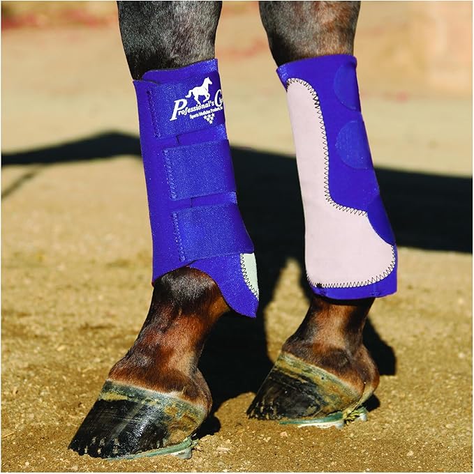 Professional's Choice Equine Easy-Fit Front Leg Splint Boot | Hook & Loop Closure | Sold in Pairs | One Size Fits All