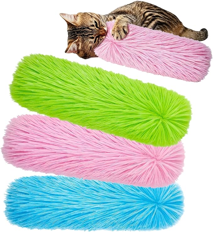 WOUSEDO Cat Toys Pillows 3 Pack, Interactive Kicker Toy with Catnip by Unknown